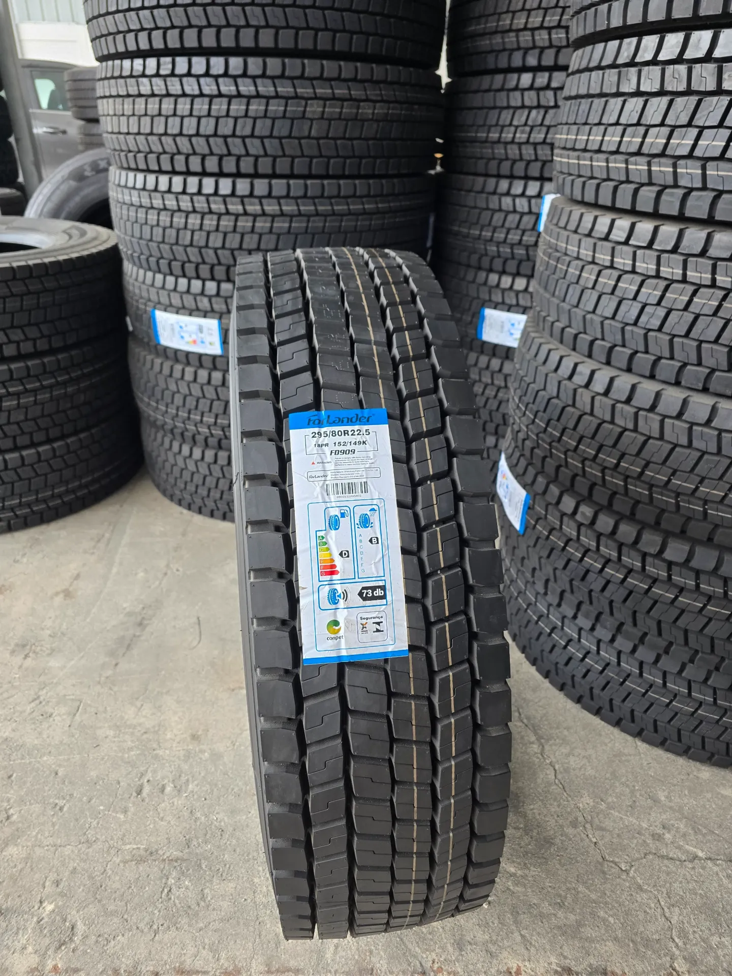 NEUMATICO 295/80R22.5 18PR FORLANDER FD909 POST CUADRADITOS